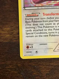 Pokemon TCG Ditto Holo Rare Boundaries Crossed 108/149 Pokemon Card L1 - Image 5