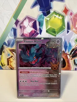 Flutter Mane 078/162 Holo Rare (Cosmos Foil) Pokemon TCG 2024 Trick Or Trade NM - Image 1