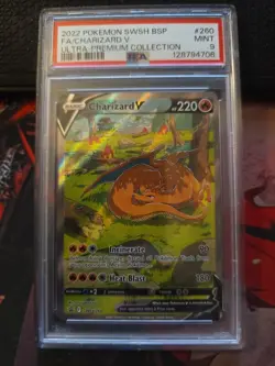 2022 Pokemon SWSH BSP FA/Charizard V Psa 9 - Image 1
