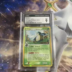 CGC 9 Snorlax Reverse Holo Rare EX Dragon Frontiers 2006 Pokemon Card #10 - Image 1