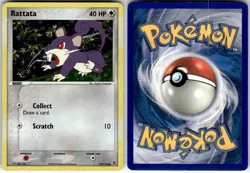 RATTATA - 77/112 - C - FIRERED & LEAFGREEN - POKEMON - REVERSE HOLO - MP - Image 1