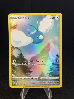 Swablu GG27/GG70 Holo Crown Zenith Galarian Gallery Pokemon Holo NM - Image 1