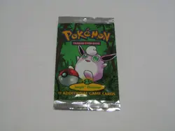 POKEMON JUNGLE ORIGINAL RARE 1999 BASE SET EMPTY WRAPPER FREE SHIPPING - Image 1