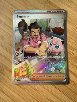 Pokemon TCG Saguaro 270/193 Paldea Evolved Special Illustration Rare - Image 1