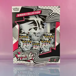 POKEMON SCARLET & VIOLET WHITE FLARE BINDER COLLECTION SEALED - Image 1