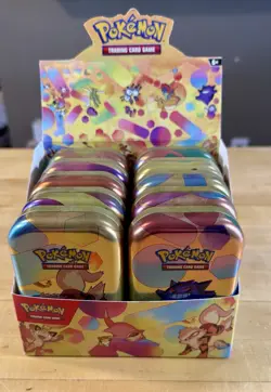 Pokemon TCG Scarlet & Violet 151 Mini Tin Set With Display Box *NO PACKS* - Image 1