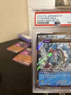 PSA 9 Gyarados Holo 021/081 1st Edition Bandit Ring Pokemon Japanese Mint RarE - Image 3