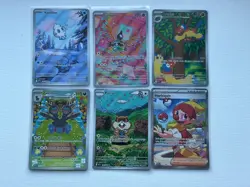 Pokemon TCG White Flare x6 Cards Illustration Rare Bundle - Image 1