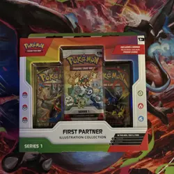 Pokemon TCG First Partner Illustration Collection Series 1 Full Case 6 Boxes - Image 3
