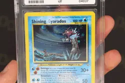 Shining Gyarados 65/64 Neo Revelation Secret Holo Rare Pokemon Card VG ACE 4 - Image 3