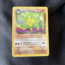 Pokemon TCG Dark Primeape Team Rocket Set 43/82 n mint combined postage - Image 1