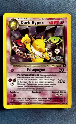 Pokemon Dark Hypno 9/82 Team Rocket Set Ita Holo No Psa No Bgs - Image 1