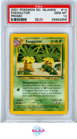 EXEGGUTOR PROMO POKEMON SOUTHERN ISLANDS PROMO 2001 13 PSA 10 - Image 1