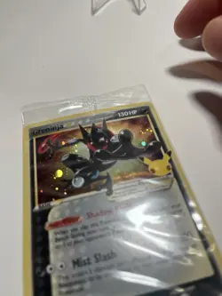 Pokemon TCG Greninja Gold Star SWSH144 Celebrations Black Star Promo Card Sealed - Image 3