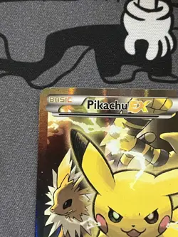 Pikachu EX XY124 XY Holo Pokemon Lightly/moderately played condition - Image 4