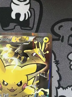 Pikachu EX XY124 XY Holo Pokemon Lightly/moderately played condition - Image 5