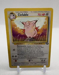 Clefable 17/64 Jungle Vintage RARE Pokemon LP - Image 1