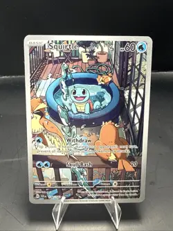 Pokemon Stellar Crown Squirtle IR 148/142 English - Image 2