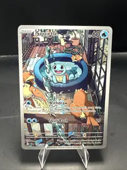 Pokemon Stellar Crown Squirtle IR 148/142 English - Image 3