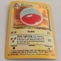 Pokemon Electrode Jungle Holo Rare 2/64 Unlimited 90 HP Stage 1 1999 English - Image 2