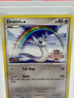 Pokemon Dratini LA City Championships Staff Promo PSA 9 #091/146 2008 POP 20 - Image 5