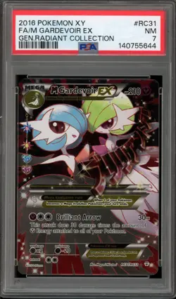 Pokemon M Gardevoir EX XY Generations Radiant Coll. Full Art #RC31 PSA 7 - Image 1