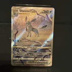 Pokemon Glaceon VSTAR GG40/GG70 Crown Zenith Galarian Gallery Ultra Rare Holo - Image 1