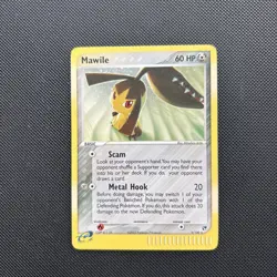 Pokemon Card EX Sandstorm Set Holo Mawile 9/100 - Image 1
