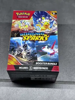 Pokemon TCG SURGING SPARKS Booster Bundle (6 Packs) - New/Sealed - Image 1