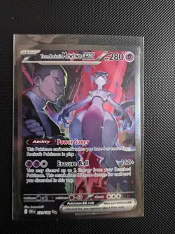 Pokemon TCG Team Rocket’s Mewtwo EX 231/182 Destined Rivals ENGLISH - Image 2