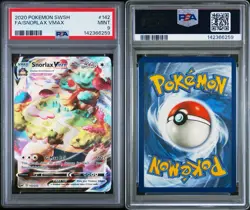 2020 Pokemon SWSH Base: F/A Snorlax Vmax #142 PSA 9 - Image 3