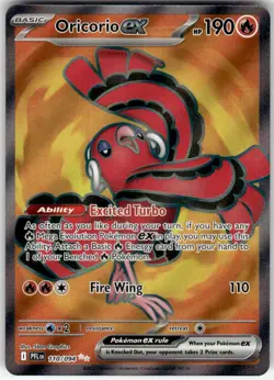 ORICORIO EX - 110/094 - ULTRA RARE - PHANTASMAL FLAMES - POKEMON - - NM - Image 2