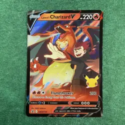 Lance’s Charizard V SWSH133 Celebrations Black Star Promo (see description) - Image 1