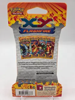 Pokemon XY Flashfire Sleeved Booster Pack Sealed Mega Charizard Y - Image 3