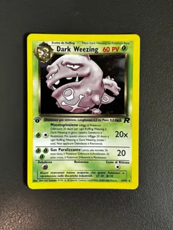 Pokemon Dark Weezing 14/82 Team Rocket Set Ita Holo No Psa No Bgs Prima Edizione - Image 3