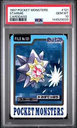 PSA 10 2026 CERT STARMIE 1997 POCKET MONSTERS CARDDASS #121 - Image 1