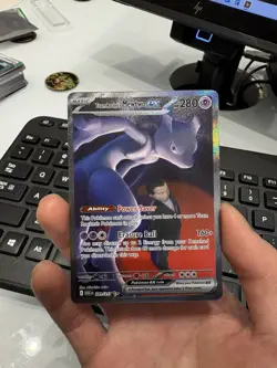 Team Rocket's Mewtwo EX 281/217 Secret Rare Ascended Heroes Pokemon TCG NM - Image 1
