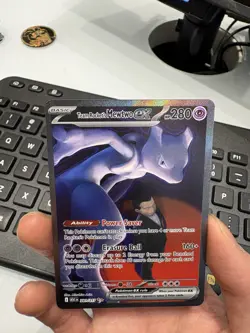 Team Rocket's Mewtwo EX 281/217 Secret Rare Ascended Heroes Pokemon TCG NM - Image 2