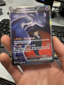 Team Rocket's Mewtwo EX 281/217 Secret Rare Ascended Heroes Pokemon TCG NM - Image 3