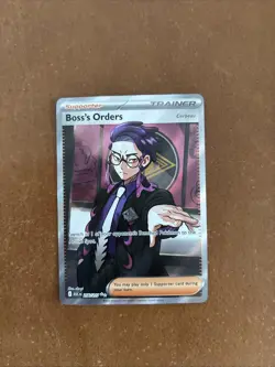 Boss’s Orders 256/217 Ultra Rare Full Art Pokemon TCG Ascended Heroes - Image 1