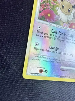 Pokemon - Eevee - 62/100 Burger King Promo Reverse Holo - Platinum Stamped - Image 5