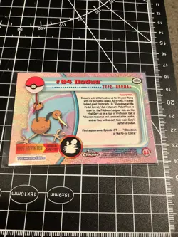 2000 Pokemon Topps Chrome TV DODUO #84 - Image 2