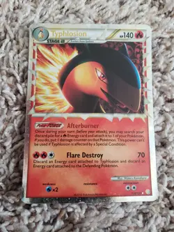 Typhlosion 110/123 Prime Holo Rare HGSS Heartgold Soulsilver Pokemon Card 💎 - Image 1