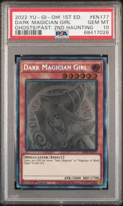 Yu‑Gi‑Oh! Dark Magician Girl GFP2-EN177 1st Edition PSA 10 (BGS) Yugioh - Image 1