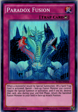 Paradox Fusion - FUEN-EN058 - Super Rare - 1st ed - Yugioh - Image 1