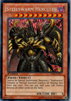 Yugioh Steelswarm Hercules HA06-EN017 1st Edition - Image 1