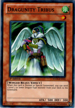 Yugioh Dragunity Tribus HA03-EN033 1st Edition - Image 1