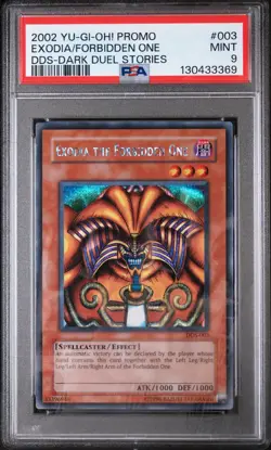 Yu‑Gi‑Oh! Exodia The Forbidden One DDS-003 NA PSA 9 (BGS) Yugioh (NEW cert) - Image 1