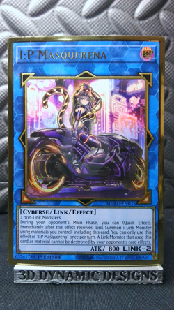 | Yugioh I:P Masquerena MGED-EN035 1st Maximum Gold El Dorado Ip Art NM- 🔥 | - Image 1
