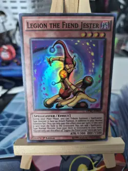 Yugioh Legion the Fiend Jester DPBC-EN003 Super Rare 1st Edition - Image 1